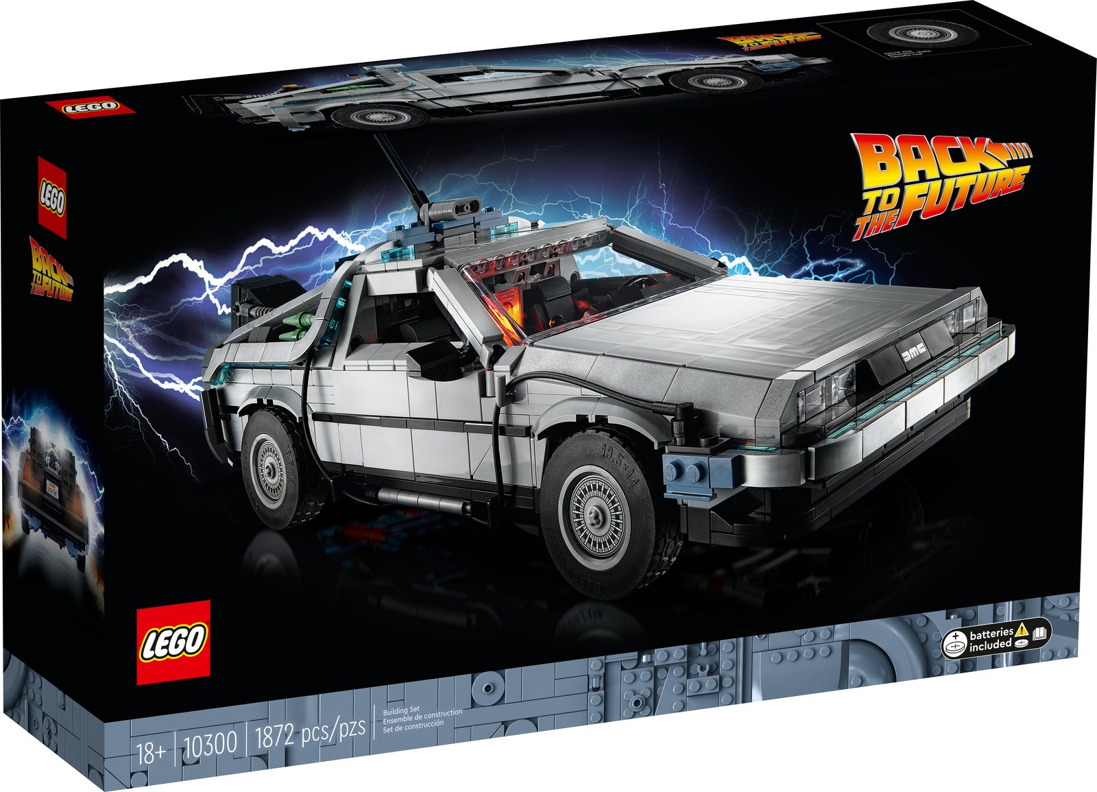 LEGO Back to the Future Time Machine — Official LEGO gallery 2 of 4 — LEGO set 10300