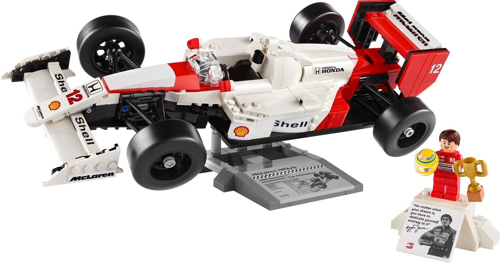 LEGO McLaren MP4/4 & Ayrton Senna — Official LEGO gallery 1 of 4 — LEGO set 10330