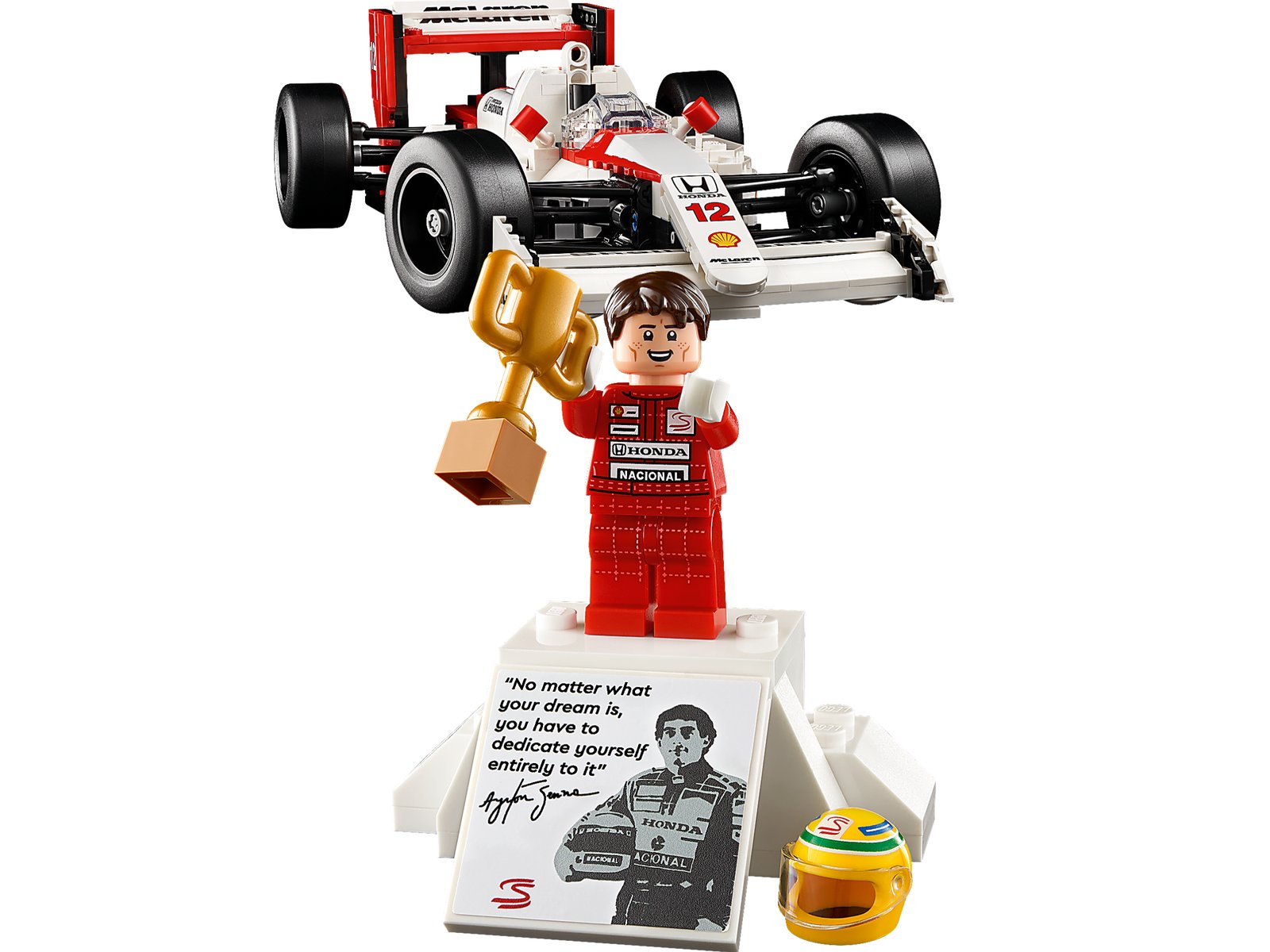 LEGO McLaren MP4/4 & Ayrton Senna — Official LEGO gallery 3 of 4 — LEGO set 10330