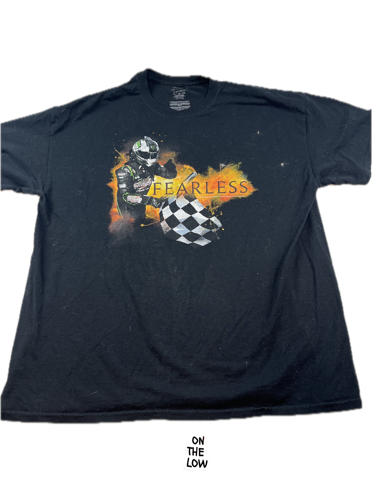 2014 Kyle Busch Fearless Nascar T-Shirt (USED) — background removed [otalio-background-8bdcd1ed-0782-4008-b462-04d4dff5f88b]