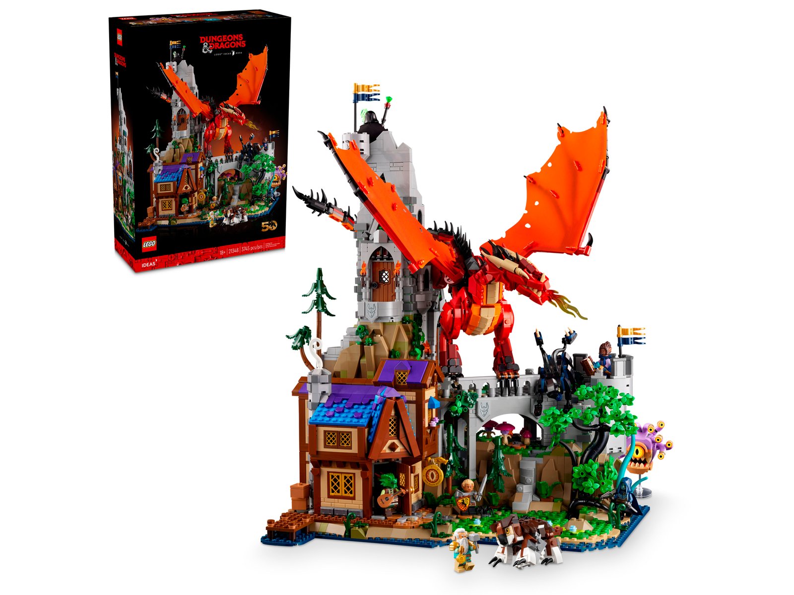LEGO Dungeons & Dragons: Red Dragon’s Tale — Official LEGO gallery 2 of 4 — LEGO set 21348