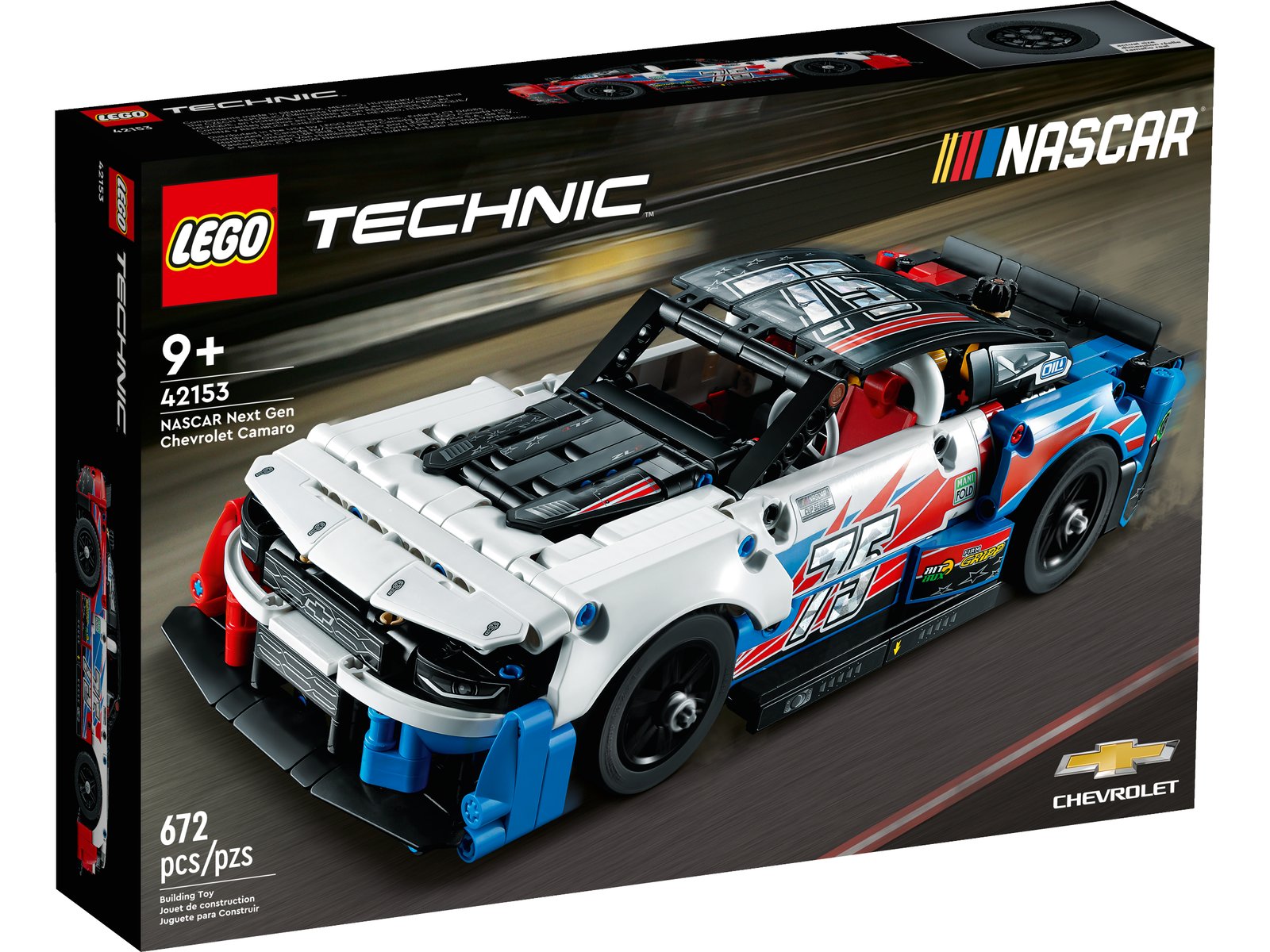 LEGO NASCAR® Next Gen Chevrolet Camaro ZL1 — Official LEGO gallery 2 of 4 — LEGO set 42153