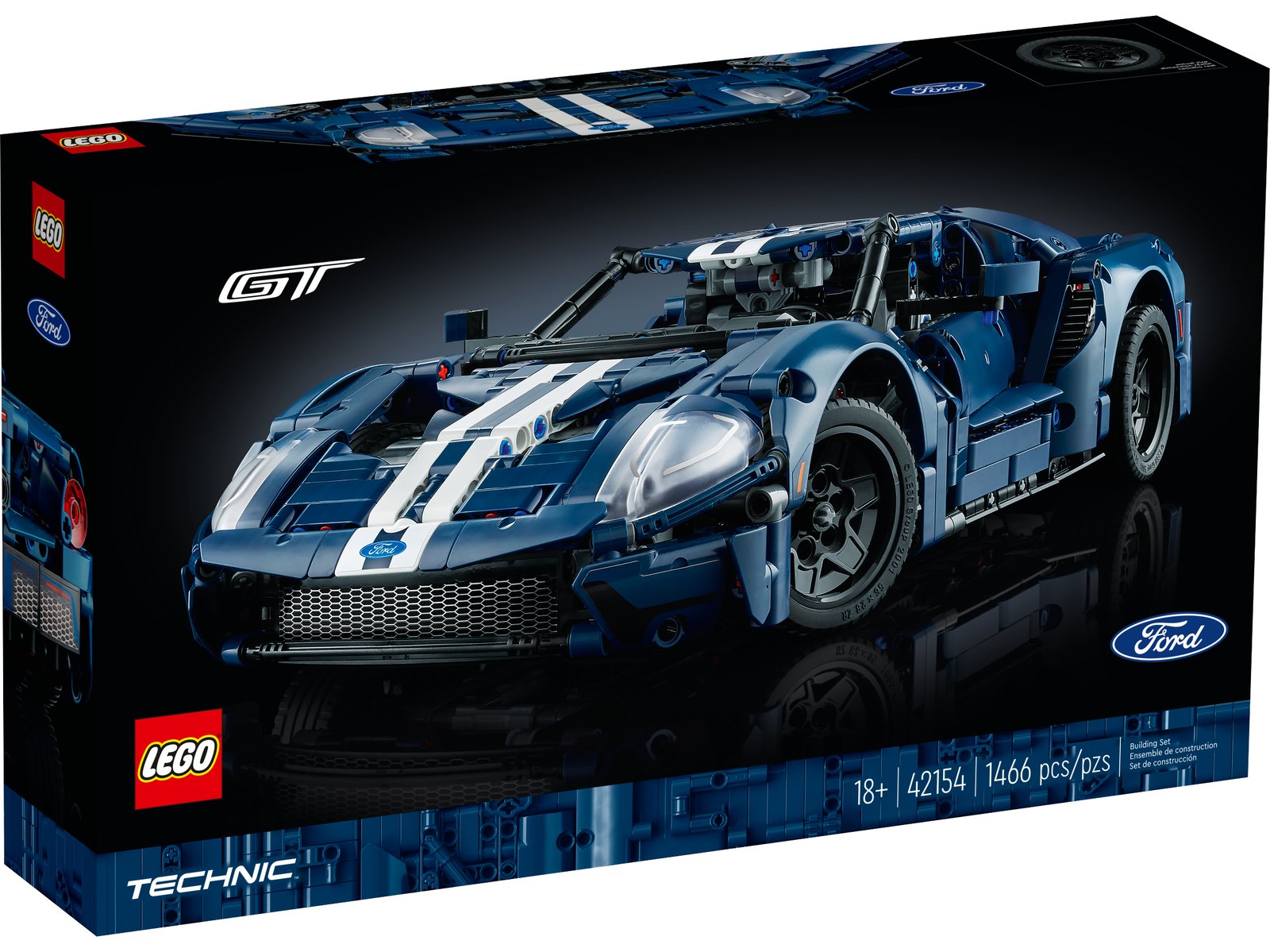 LEGO 2022 Ford GT — Official LEGO gallery 2 of 4 — LEGO set 42154