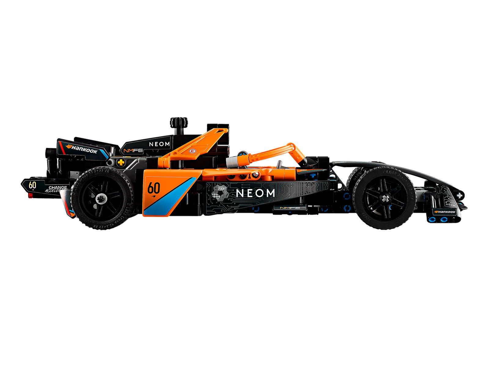 LEGO NEOM McLaren Formula E Race Car — Official LEGO gallery 3 of 4 — LEGO set 42169
