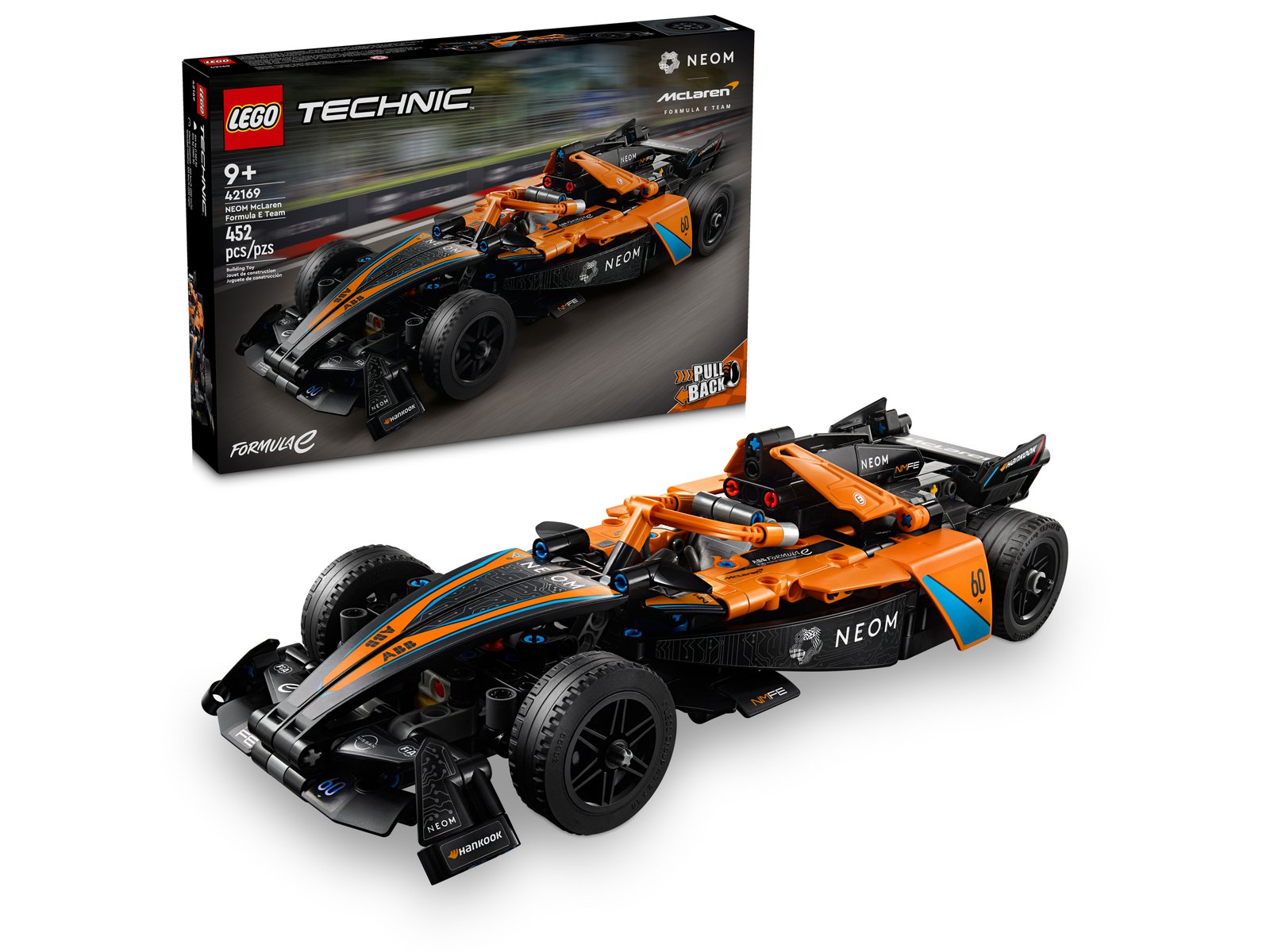 LEGO NEOM McLaren Formula E Race Car — Official LEGO gallery 2 of 4 — LEGO set 42169