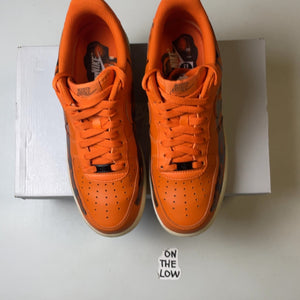 Nike Air Force 1 Low Orange Skeleton Halloween | CU8067-800 | Size 8.5 Men's US