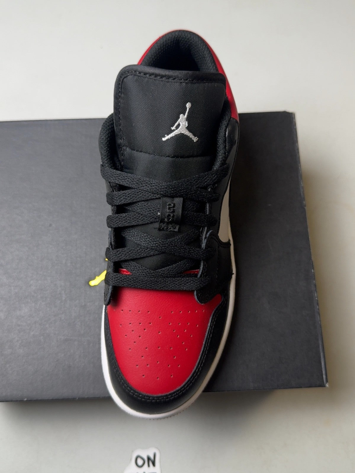 Air Jordan 1 Low Bred Toe (GS) | 553560-612 | Size 5 Y *READ DESC*