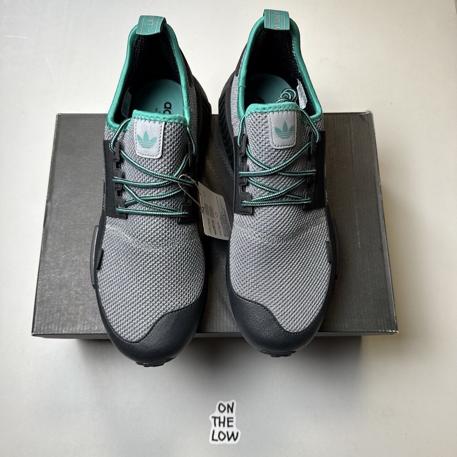 Adidas NMD R1 Trail Hiking/Running Shoes Grey/Blue Shoes | NEW | Size 11 Mens