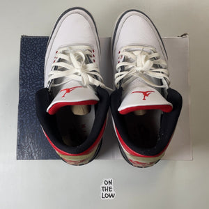 Air Jordan 3 Retro SE Fire Red Denim (2020) | CZ6431-100 | Size 12 Men's US