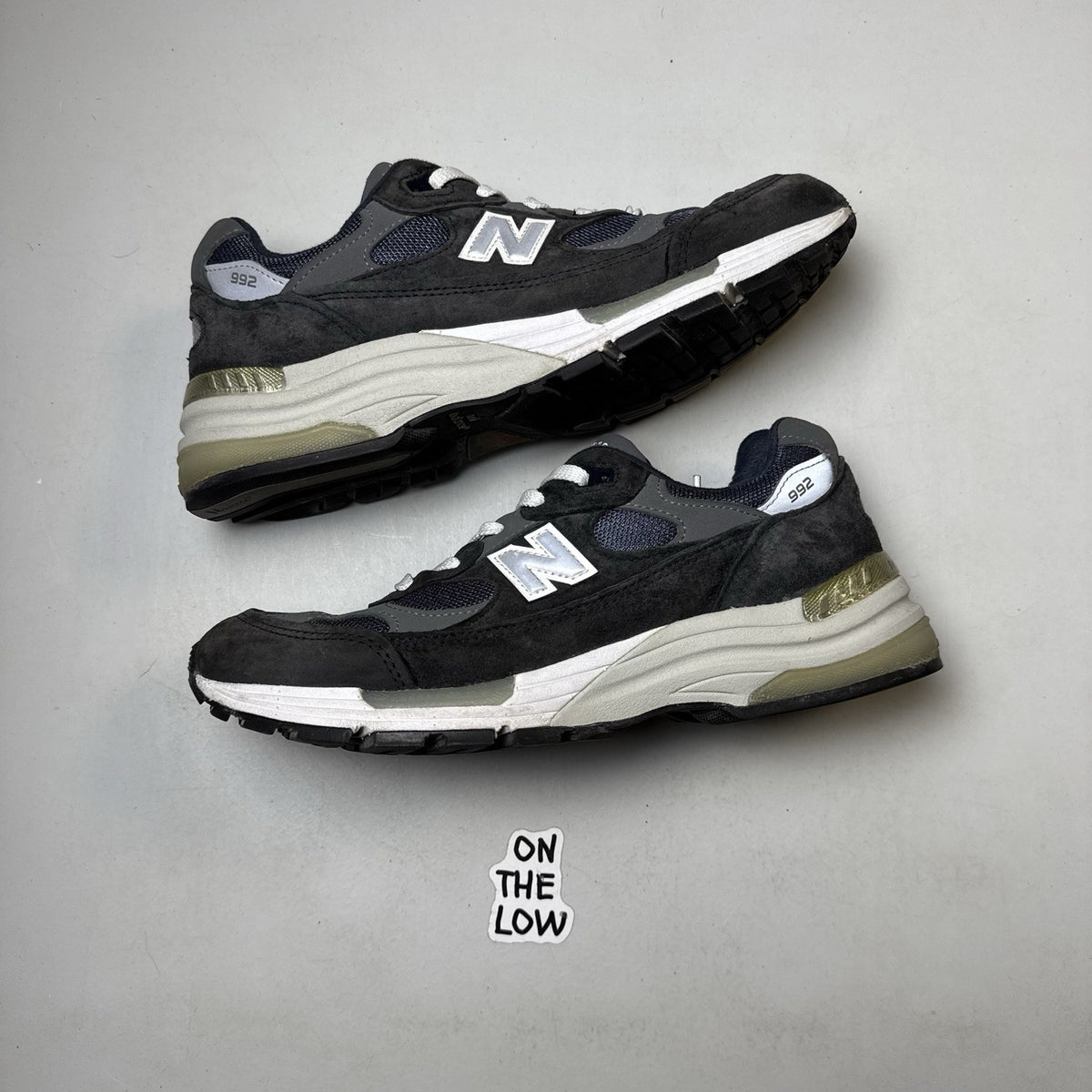 New Balance 992 Navy Grey | M992GG | Size 8.5 mens