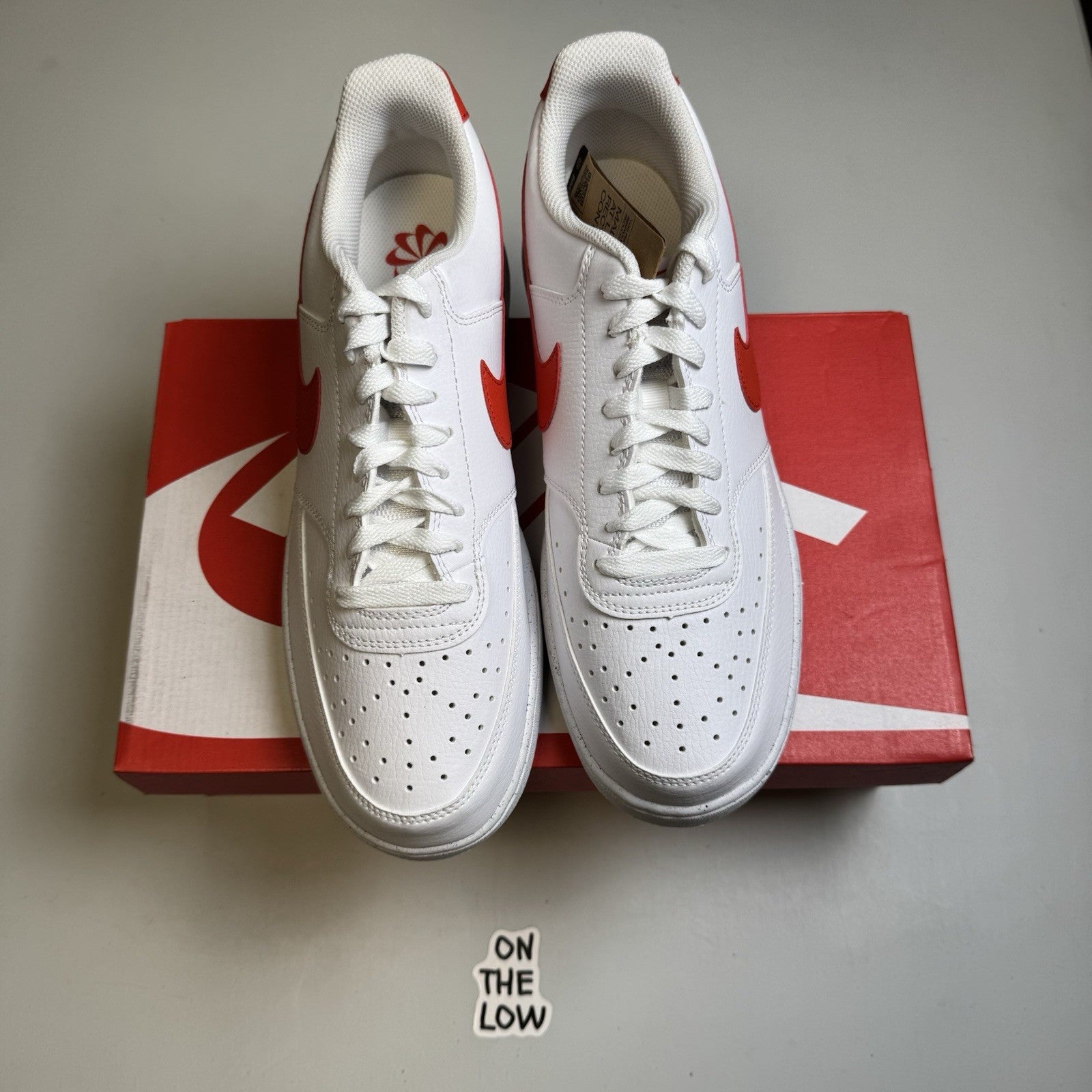 Nike Court Vision Low Next Nature Picante Red | DH2987-108 | NEW |Size 10.5 Mens