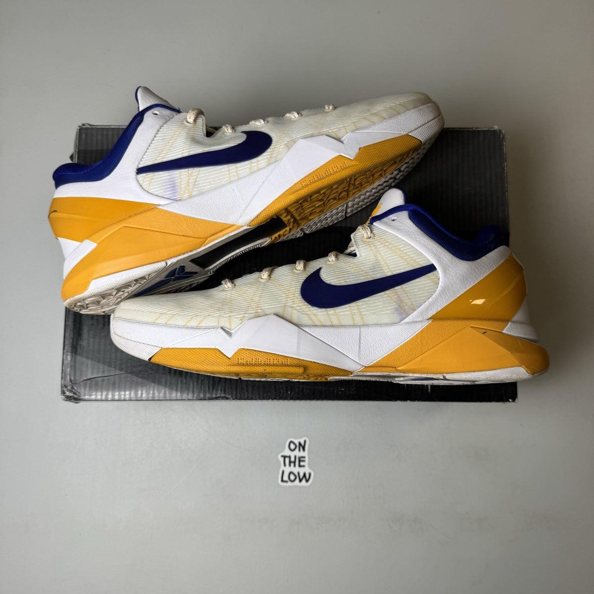 Nike Zoom Kobe 7 System 'Lakers' Home | 488371-101 | Size 13 Mens US | VERYRARE!