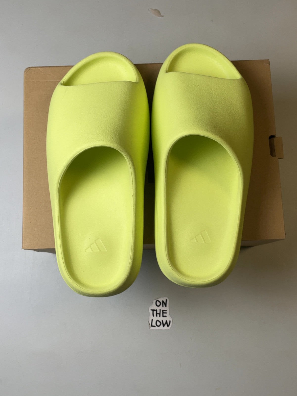 Adidas Yeezy Slide Glow Green (2022/2023 Restock) | HQ6447 | Size 11 Men's US