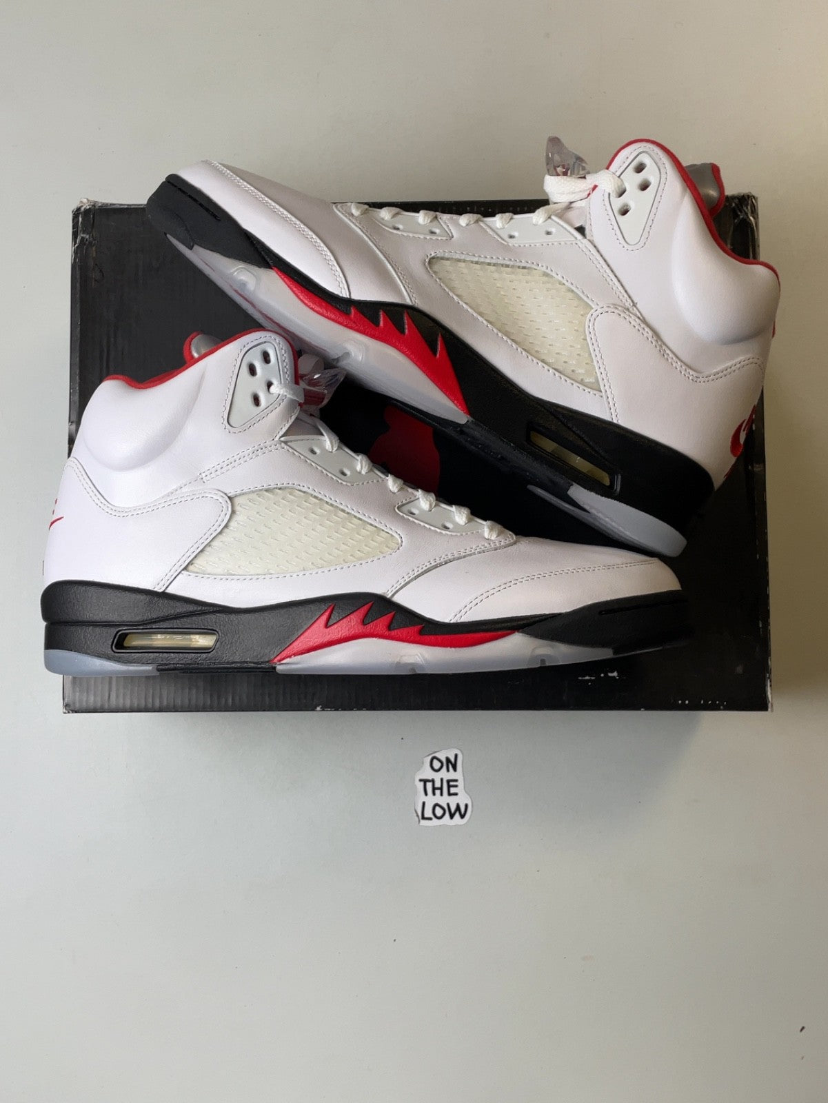 Air Jordan 5 Retro Fire Red Silver Tongue (2020) | DA1911-102 | Size 13 Men's US
