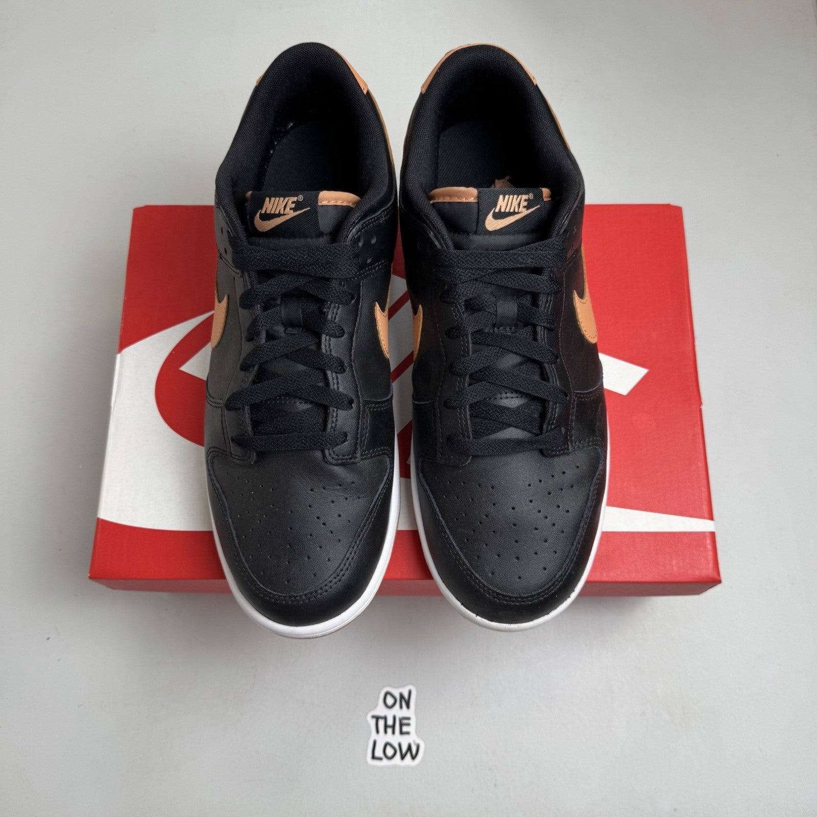 Nike Dunk Low Retro Black Amber Brown | DV0831-004 | size 11 Mens