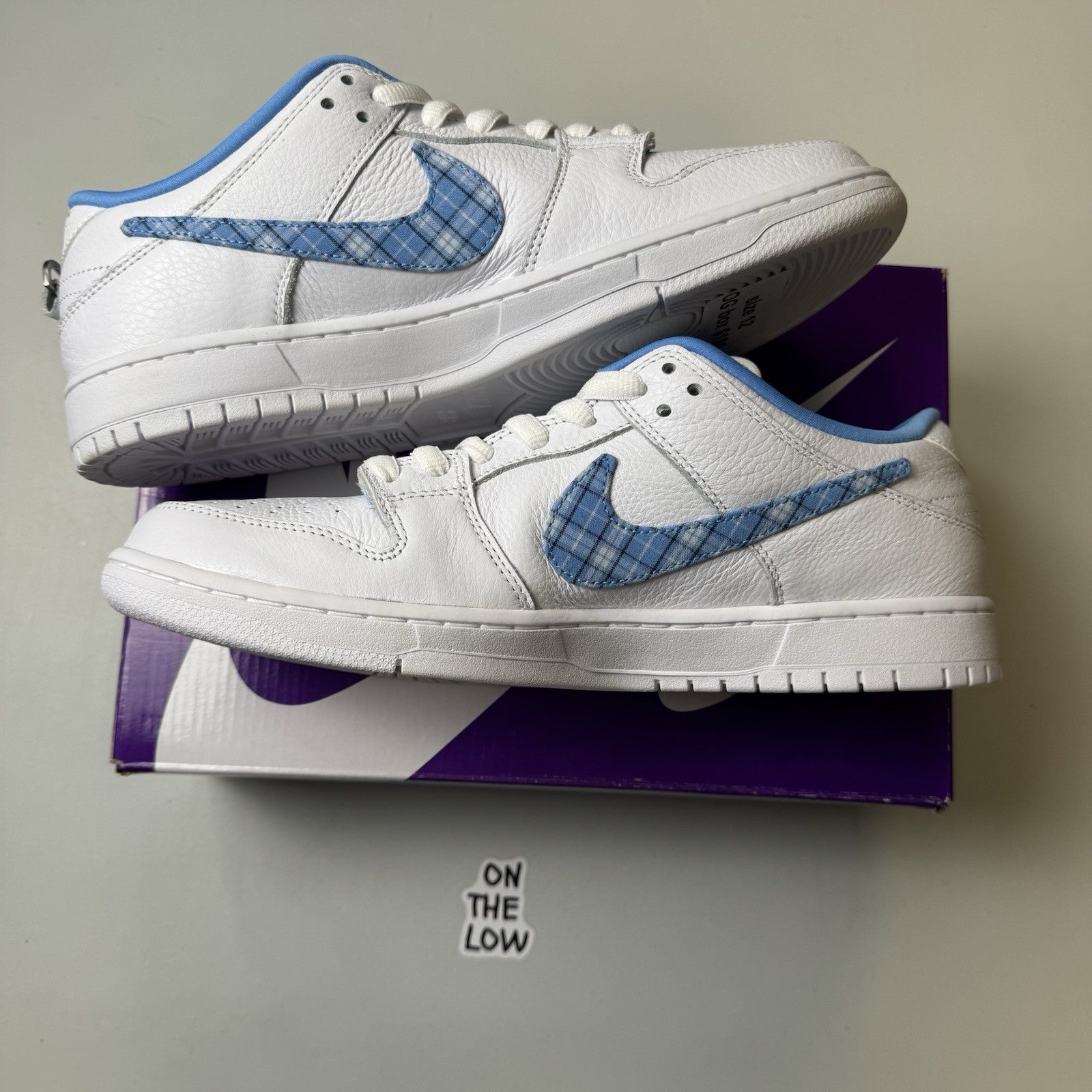 Nike Dunk Pro SB Low Nicole Hause White Blue | NEW | FZ8802-100 | Size 12 Mens