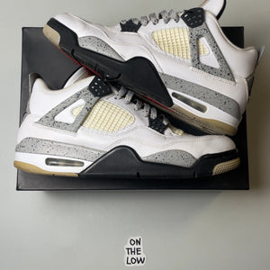 Air Jordan 4 Retro White Cement (2016) | 840606-192 | Size 10 Men's US