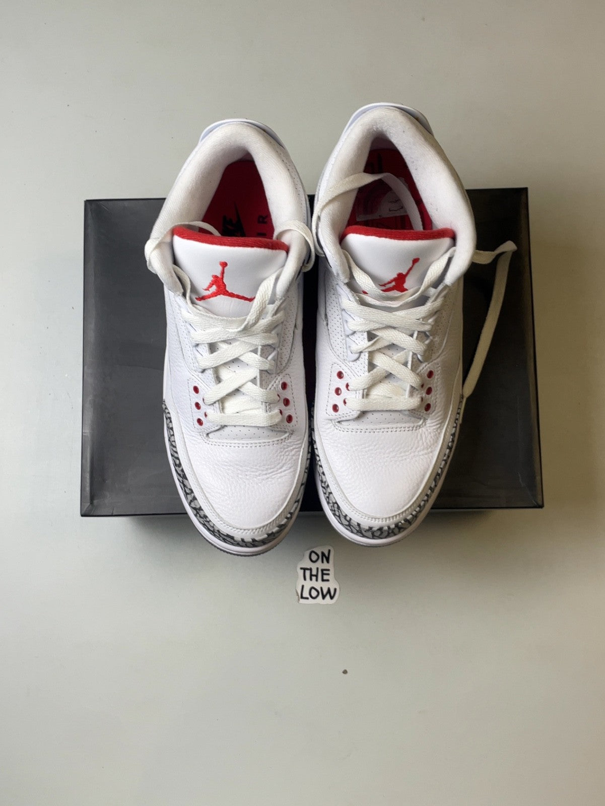 Air Jordan 3 Retro Free Throw Line White Cement | 923096-101 | Size 9 Men's US