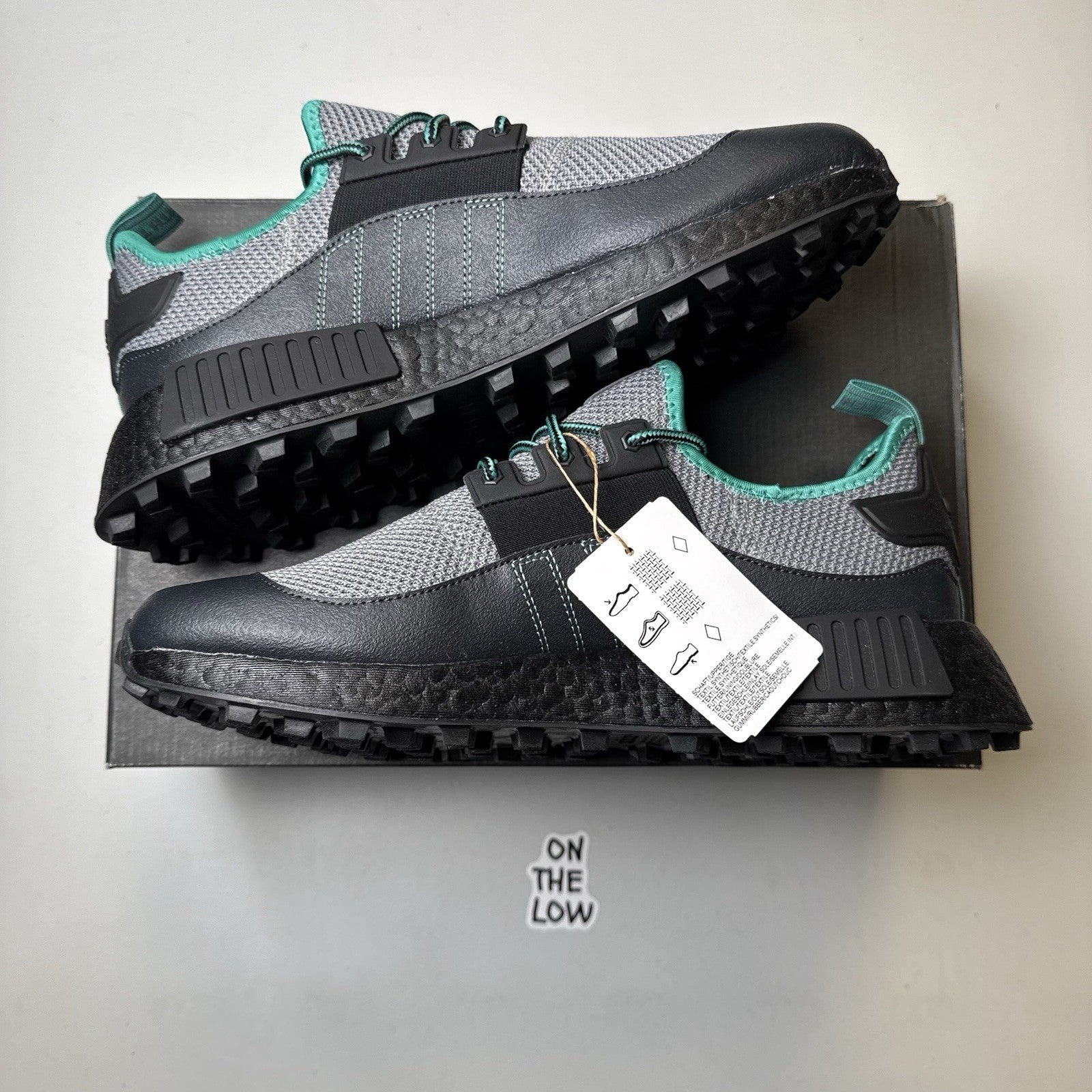Adidas NMD R1 Trail Hiking/Running Shoes Grey/Blue Shoes | NEW | Size 11 Mens
