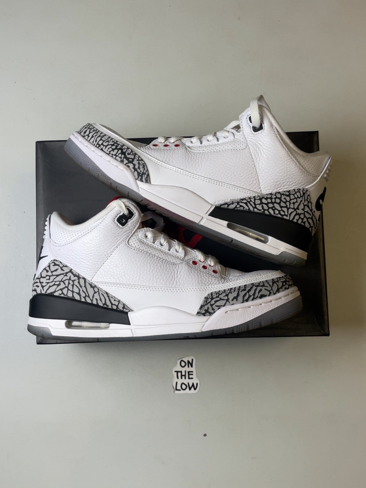 Air Jordan 3 Retro Free Throw Line White Cement | 923096-101 | Size 9 Men's US