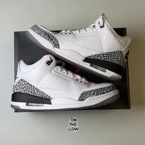 Air Jordan 3 Retro Free Throw Line White Cement | 923096-101 | Size 9 Men's US