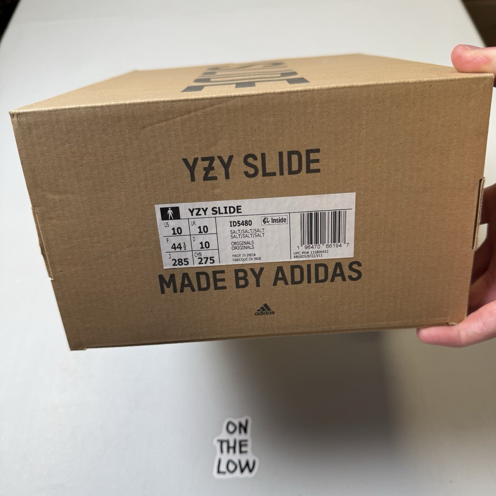 Adidas Yeezy Slide Salt Mint Green Men's NEW | ID5480 |  size 10/11/13 mens