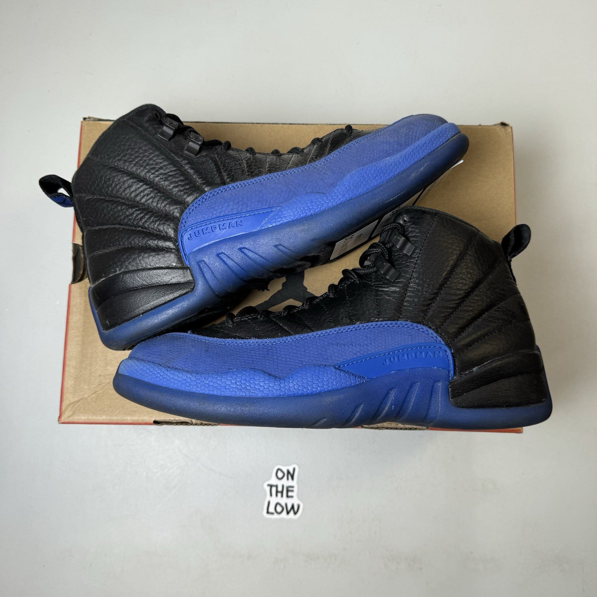 Jordan 12 Retro Black Game Royal | 130690-014 | Size 8.5 mens