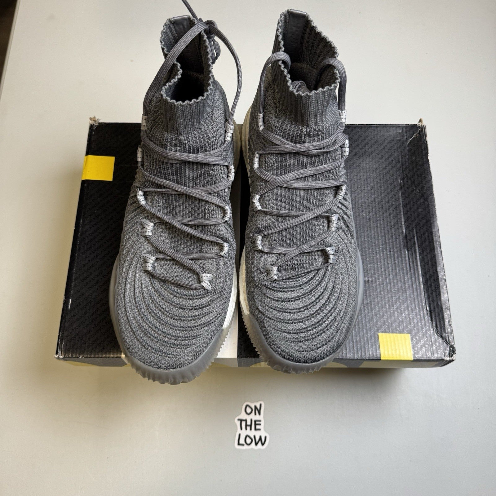 Adidas Crazy Explosive Grey Primeknit 2017 | BY4470 | NEW | Size 8 Mens