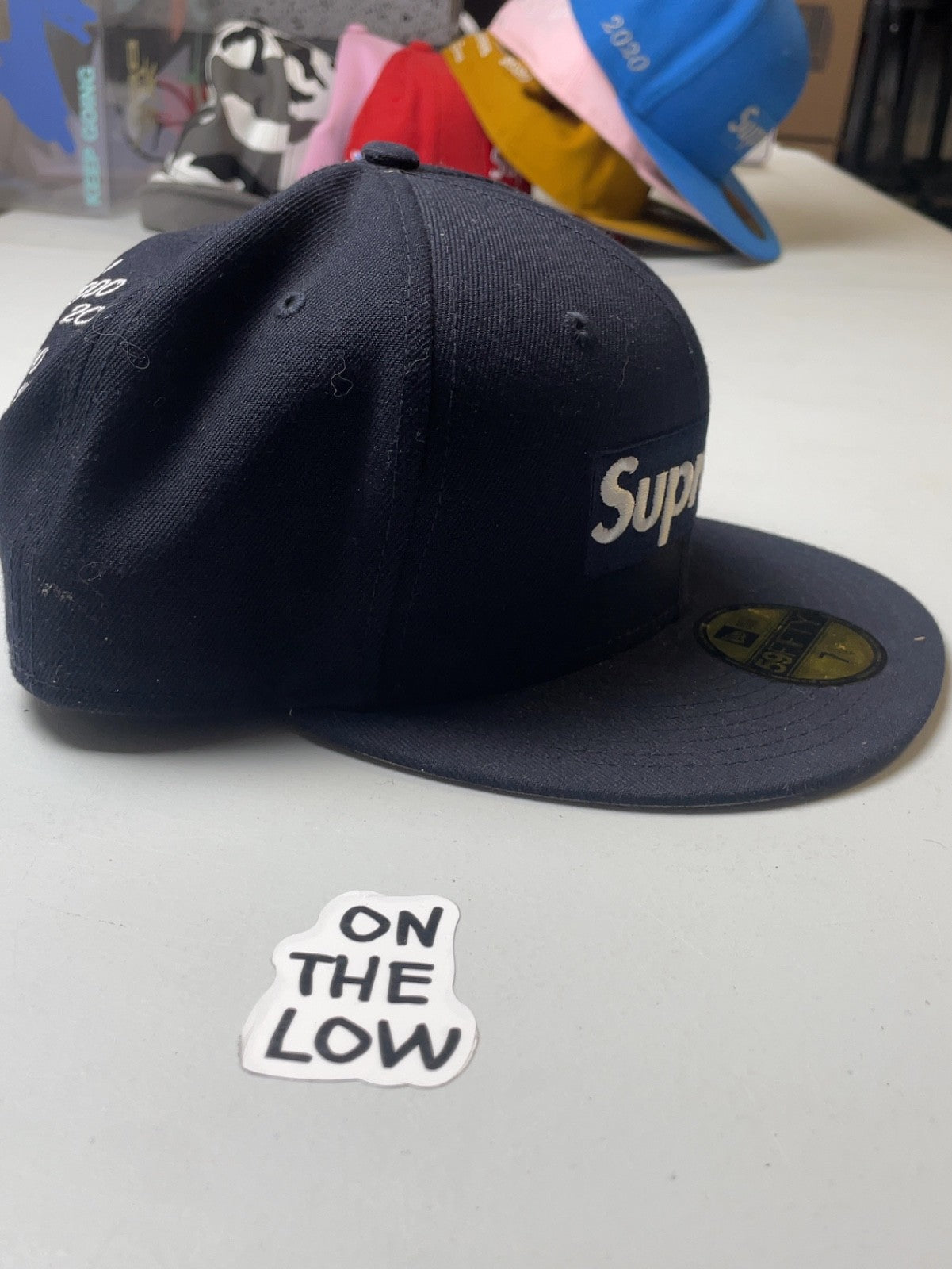 Supreme Champions Box Logo New Era Black Baseball Cap
