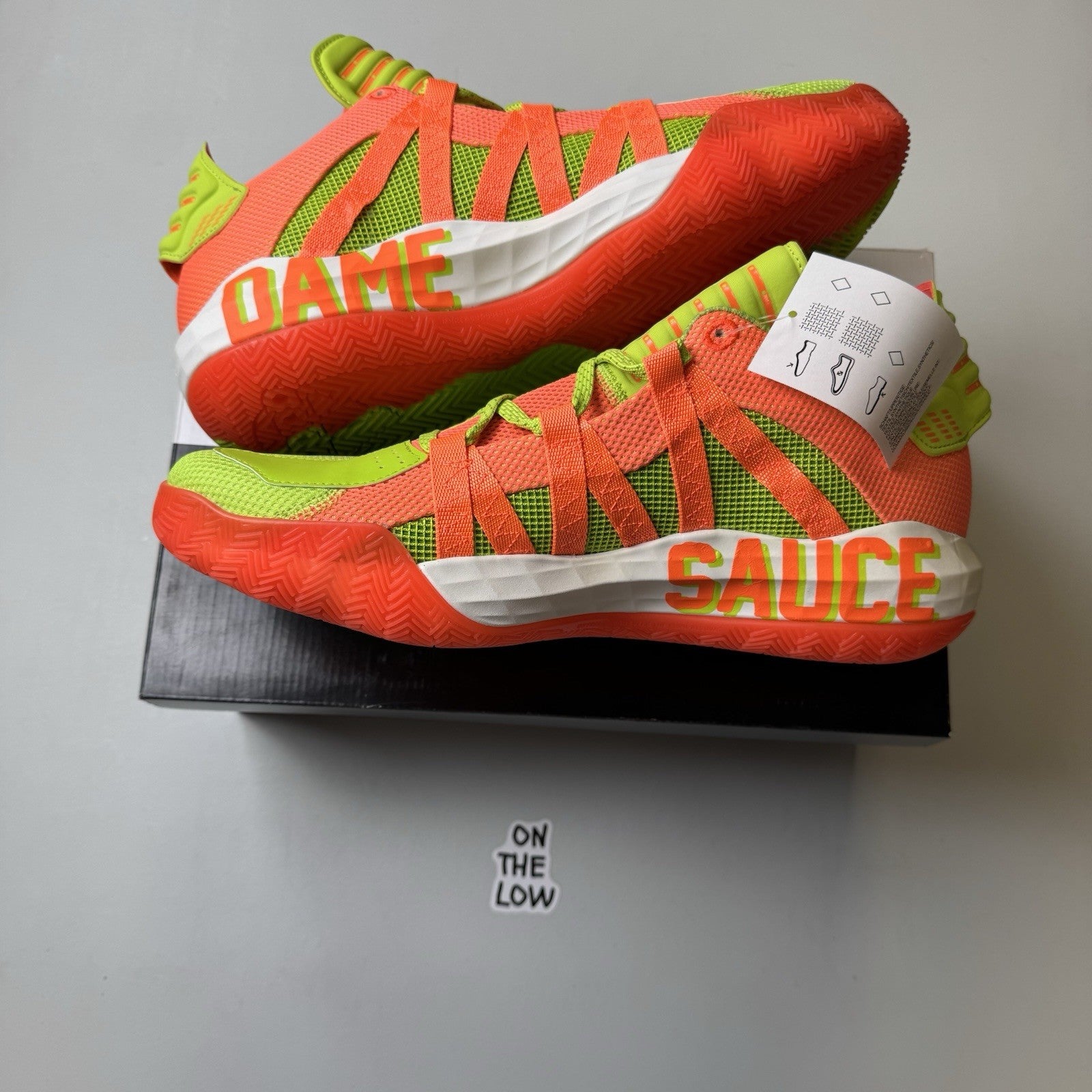 Adidas Dame 6 McDonald’s Dame Sauce | NEW | FX3334 | Size 10.5 Mens US