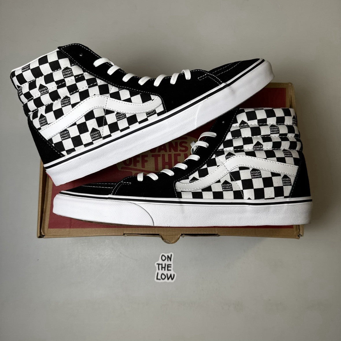 Vans Sk8 Hi DSM Checkerboard Black White | VN000TS9J7L | NEW | Size 13 mens