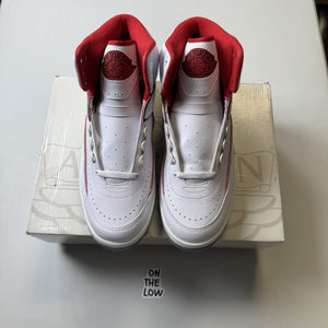 Nike Air Jordan 2 Retro Origins White Fire Red | NEW|DR8884-101 | Size 9.5 Mens