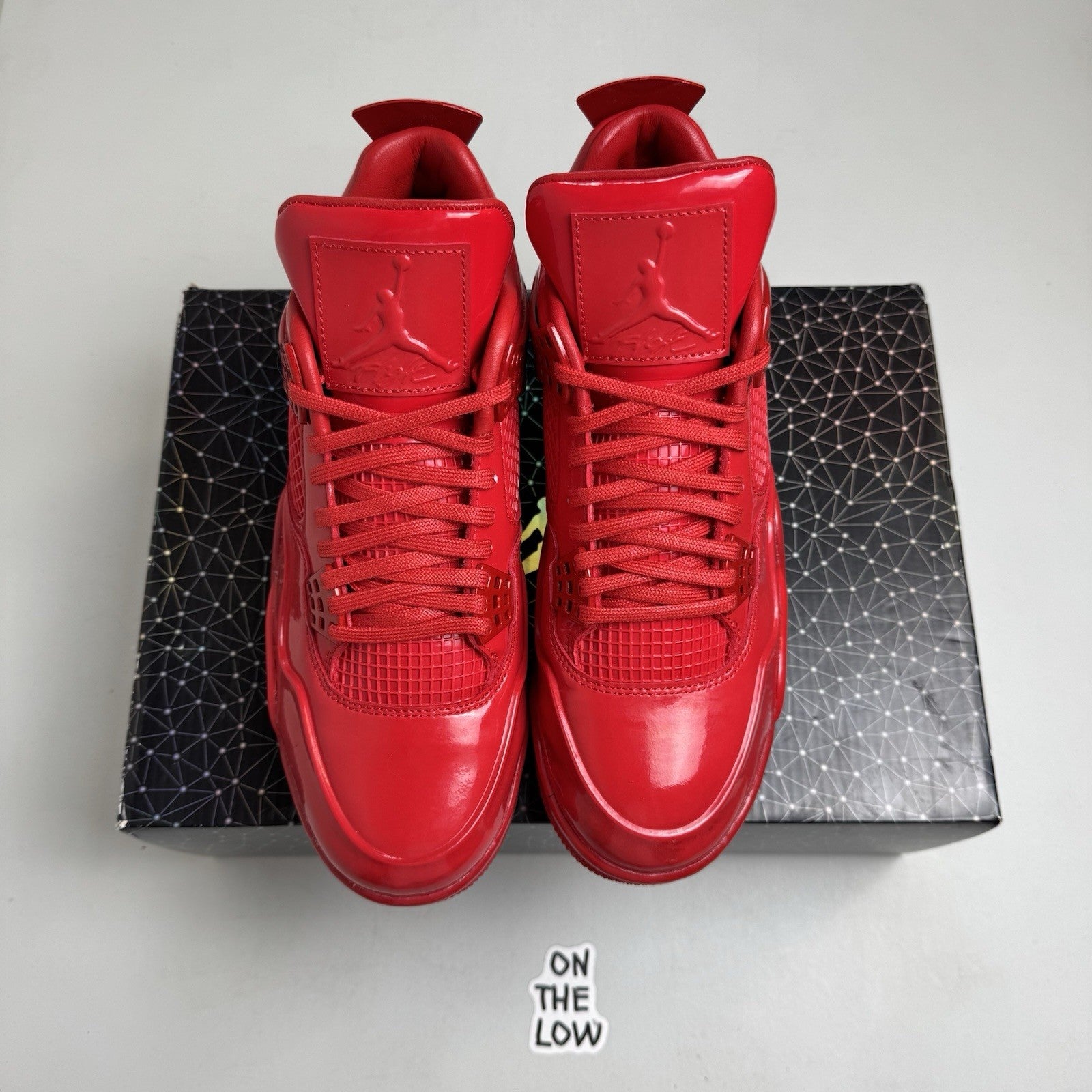 Air Jordan 11 LAB4 University Red Patent | 719864-600 | NEW W FLAW | Size 8 mens