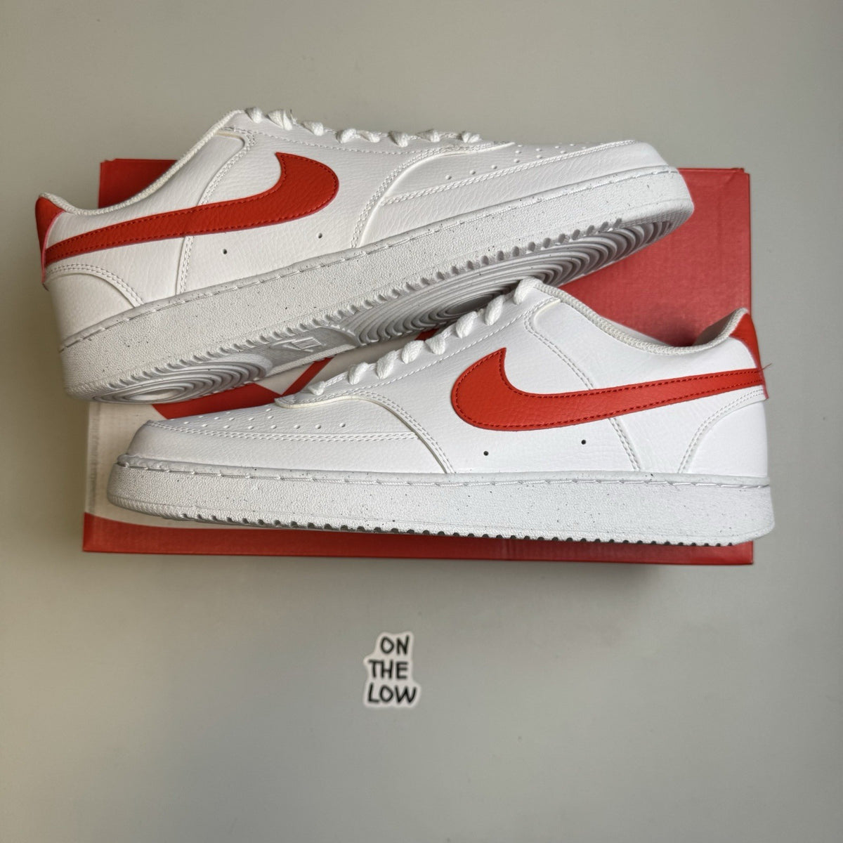 Nike Court Vision Low Next Nature Picante Red | DH2987-108 | NEW |Size 10.5 Mens