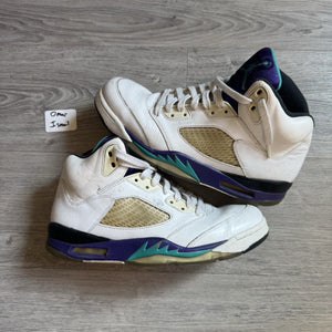 Jordan 5 Retro Grape 2013 White Purple Black Leather |136027-108 | Size 10.5 Men