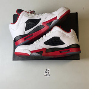 Air Jordan 5 Retro Low Fire Red | 819171-101 | Size 12 Men's US