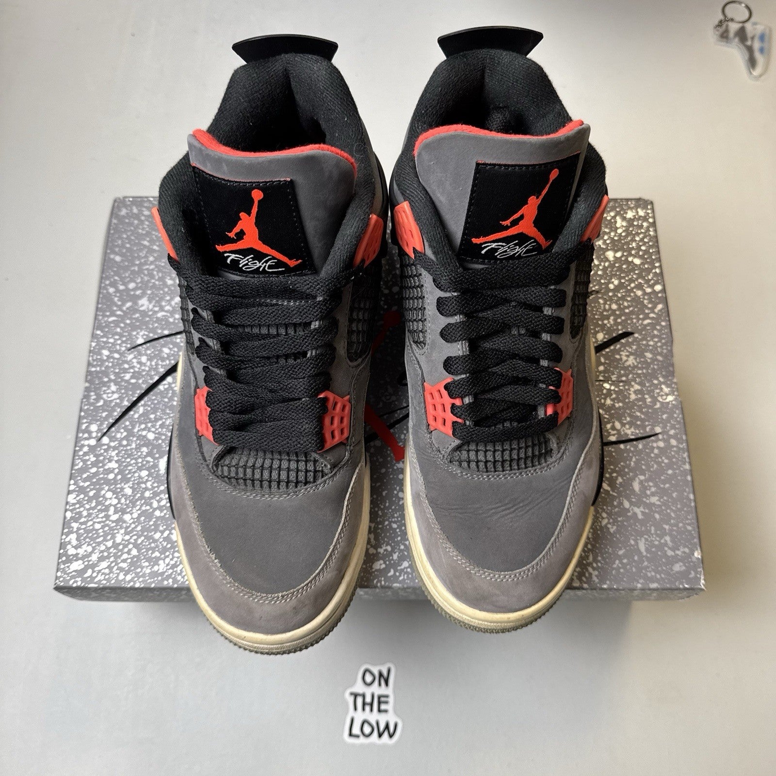 Nike Air Jordan 4 Retro Infrared 23 Grey | DH6927 061 | Size 9 Mens US