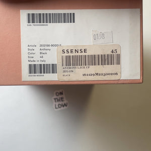 Acne Studios Leather Anthony Derbys | Size 12 Men's US