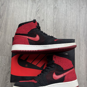 Jordan 1 Retro High OG Flyknit Bred 2017 | 919704-001 | Size 9 Men | SHIPS FAST!