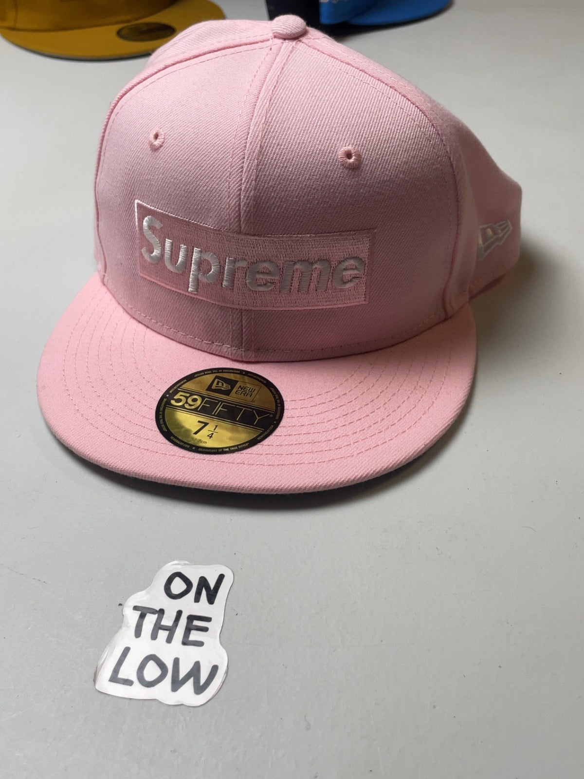 Supreme Champions Box Logo New Era Pink Baseball Cap