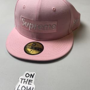 Supreme Champions Box Logo New Era Pink Baseball Cap