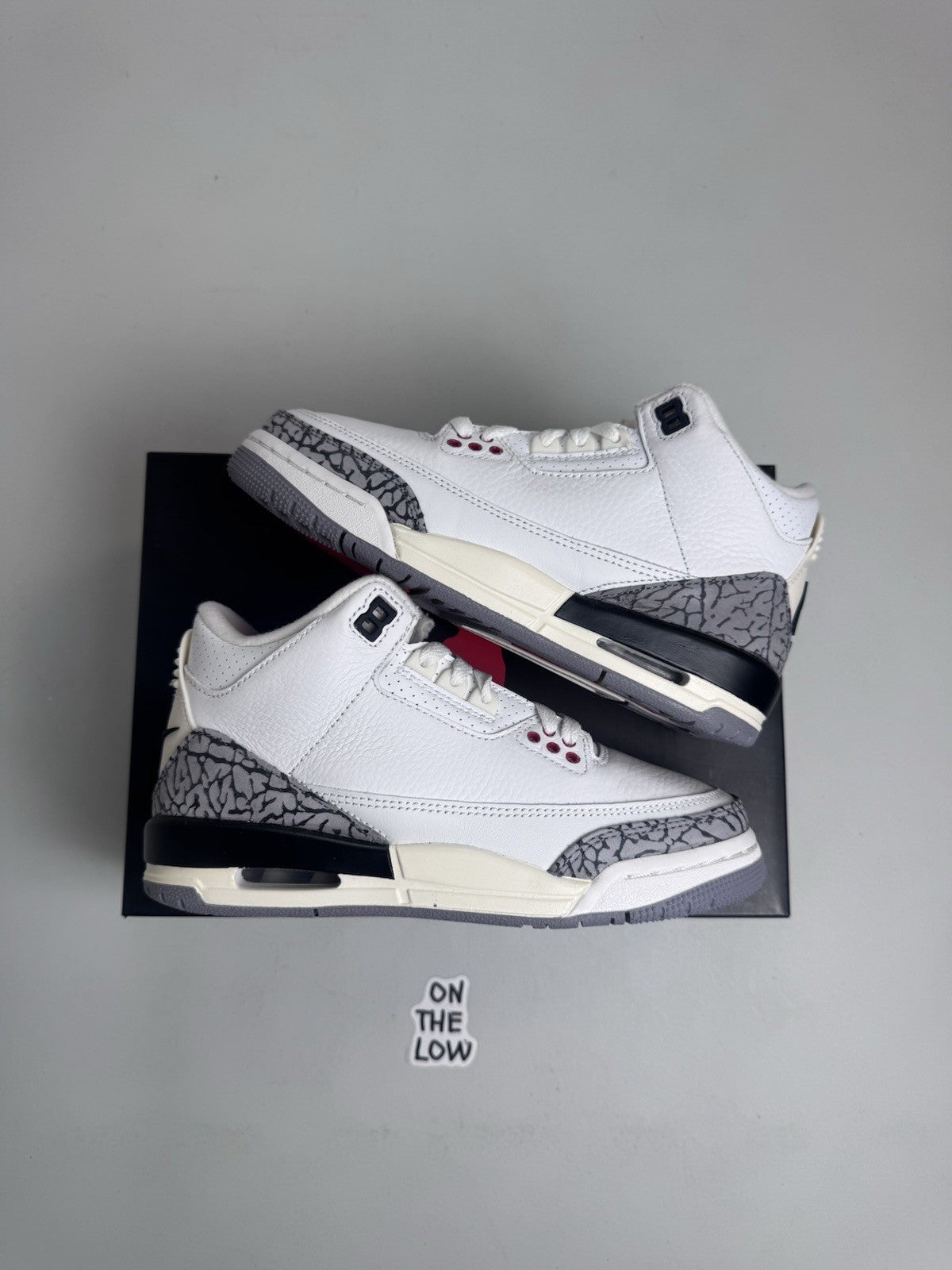 Nike Air Jordan 3 Retro White Cement Reimagined GS | DM0967-100 | NEW | sz 4Y/5Y
