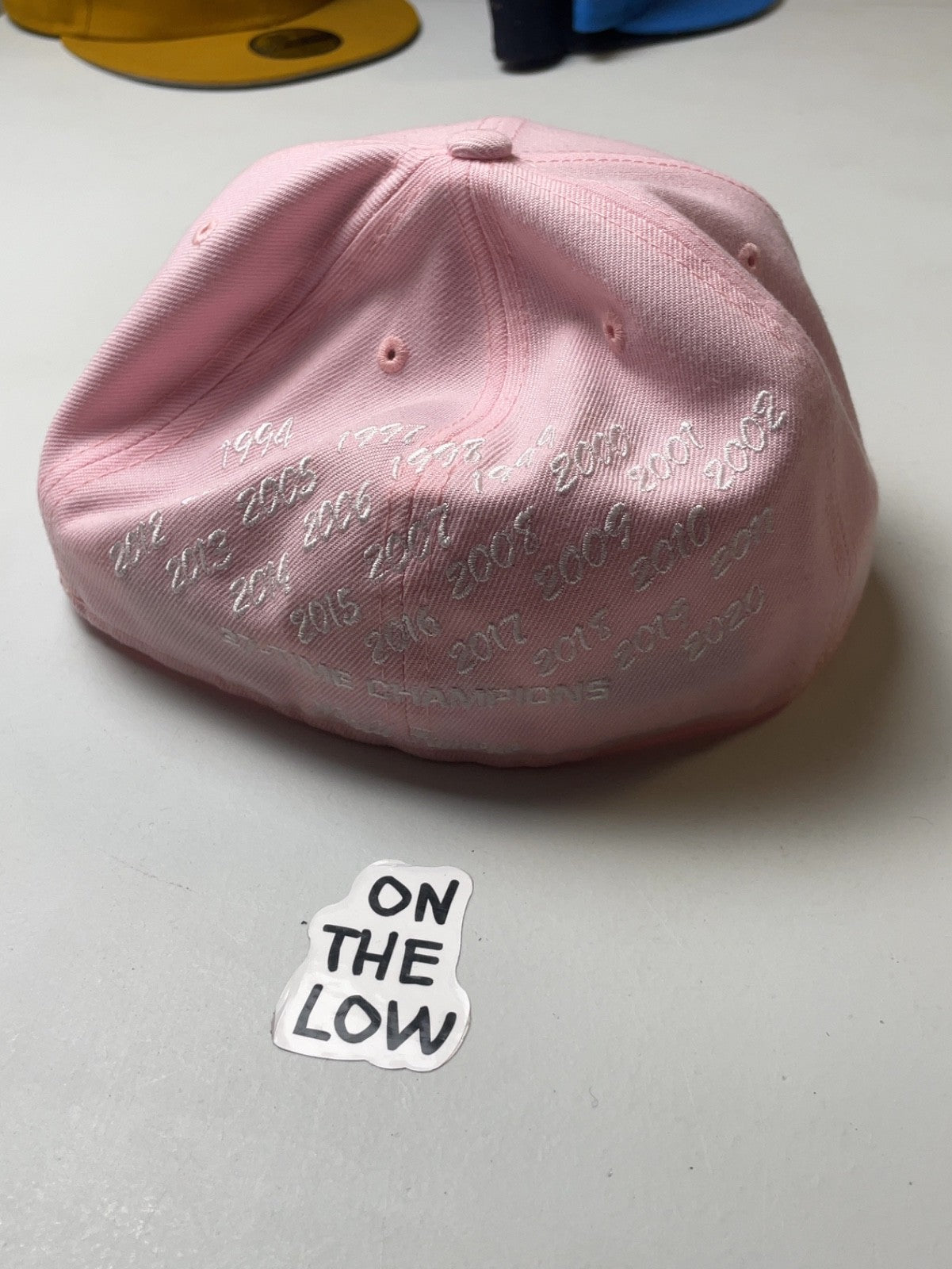 Supreme Champions Box Logo New Era Pink Baseball Cap