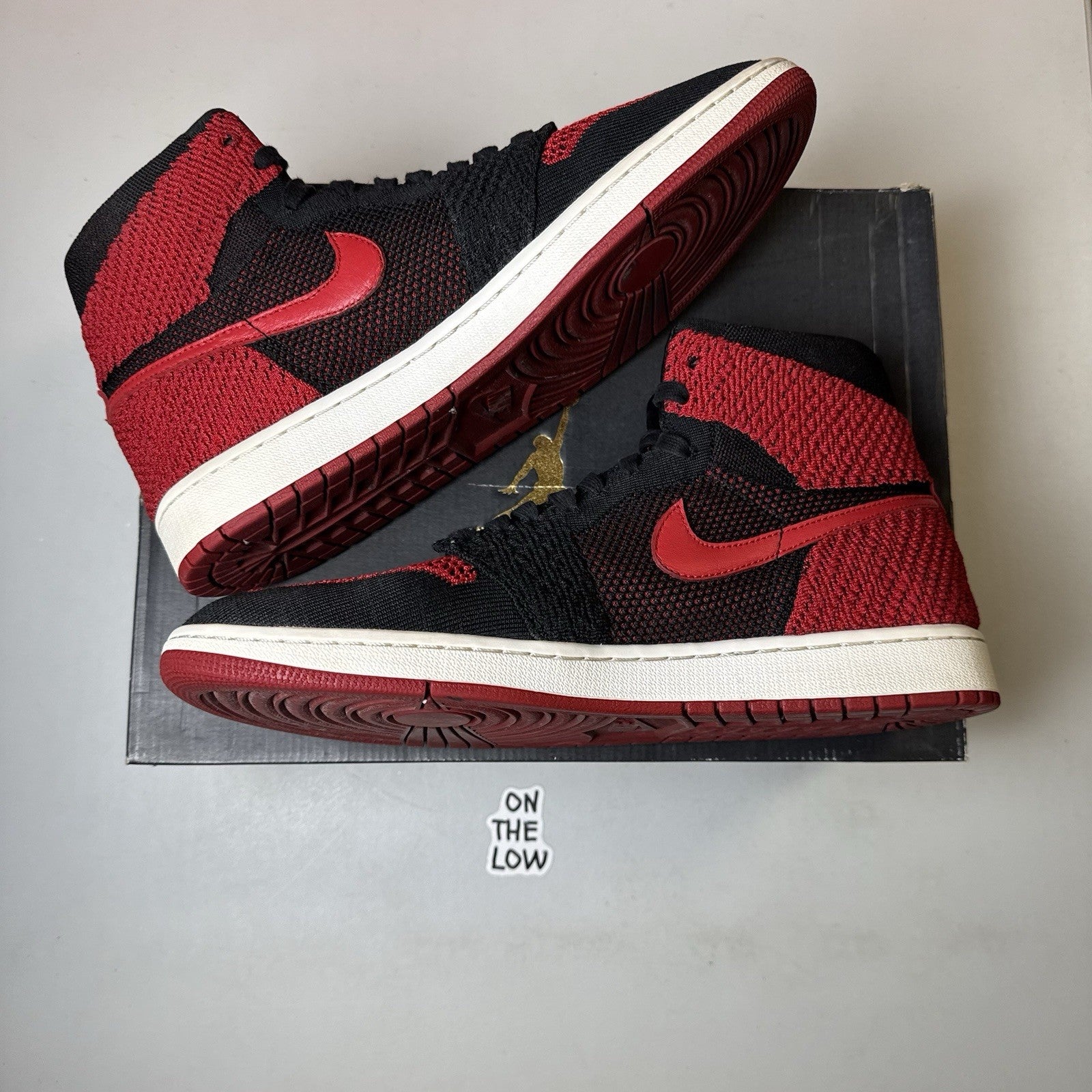 Jordan 1 Retro High Flyknit Bred | 919704-001 | Size 13 Mens