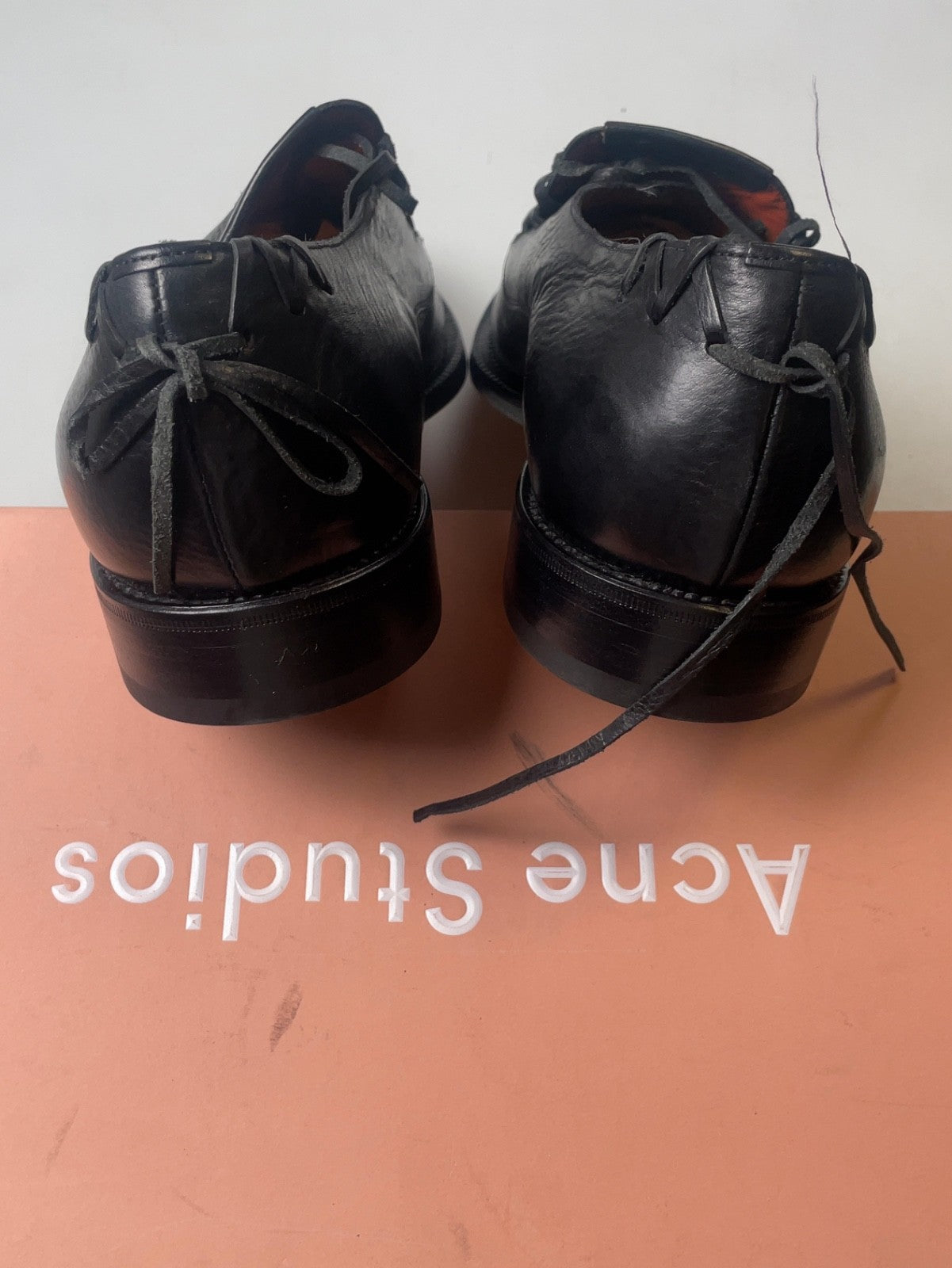 Acne Studios Leather Anthony Derbys | Size 12 Men's US