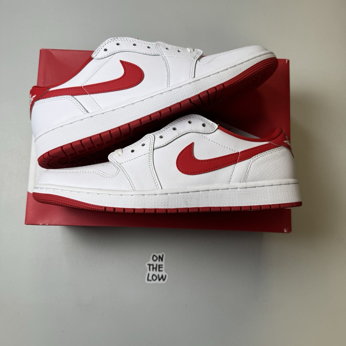 Air Jordan 1 Retro Low OG White University Red | CZ0790-161 | NEW | size 12 Mens