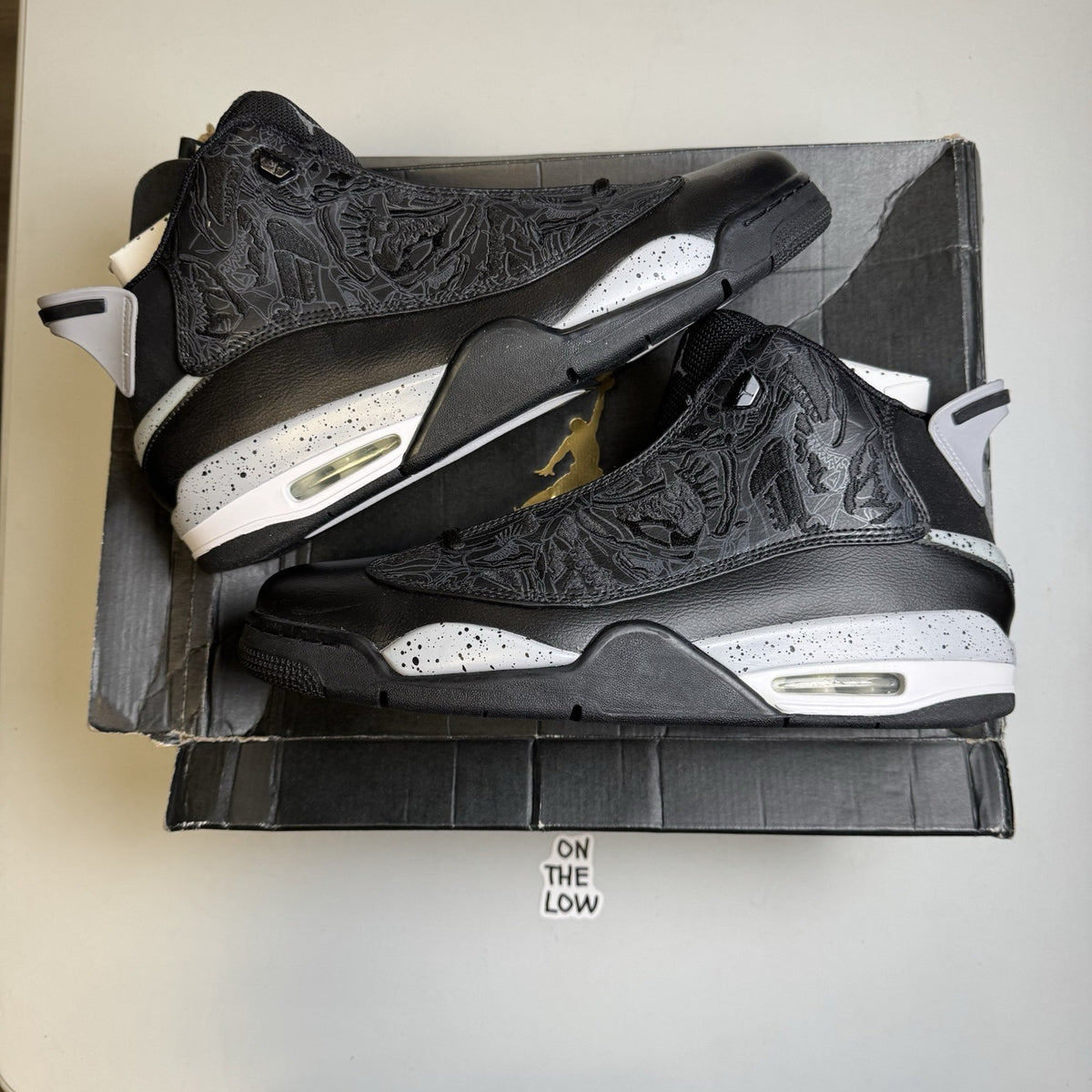 Nike Air Jordan Dub Zero Black Oreo Wolf Grey |  NEW | 311046-002 | Size 13 Mens
