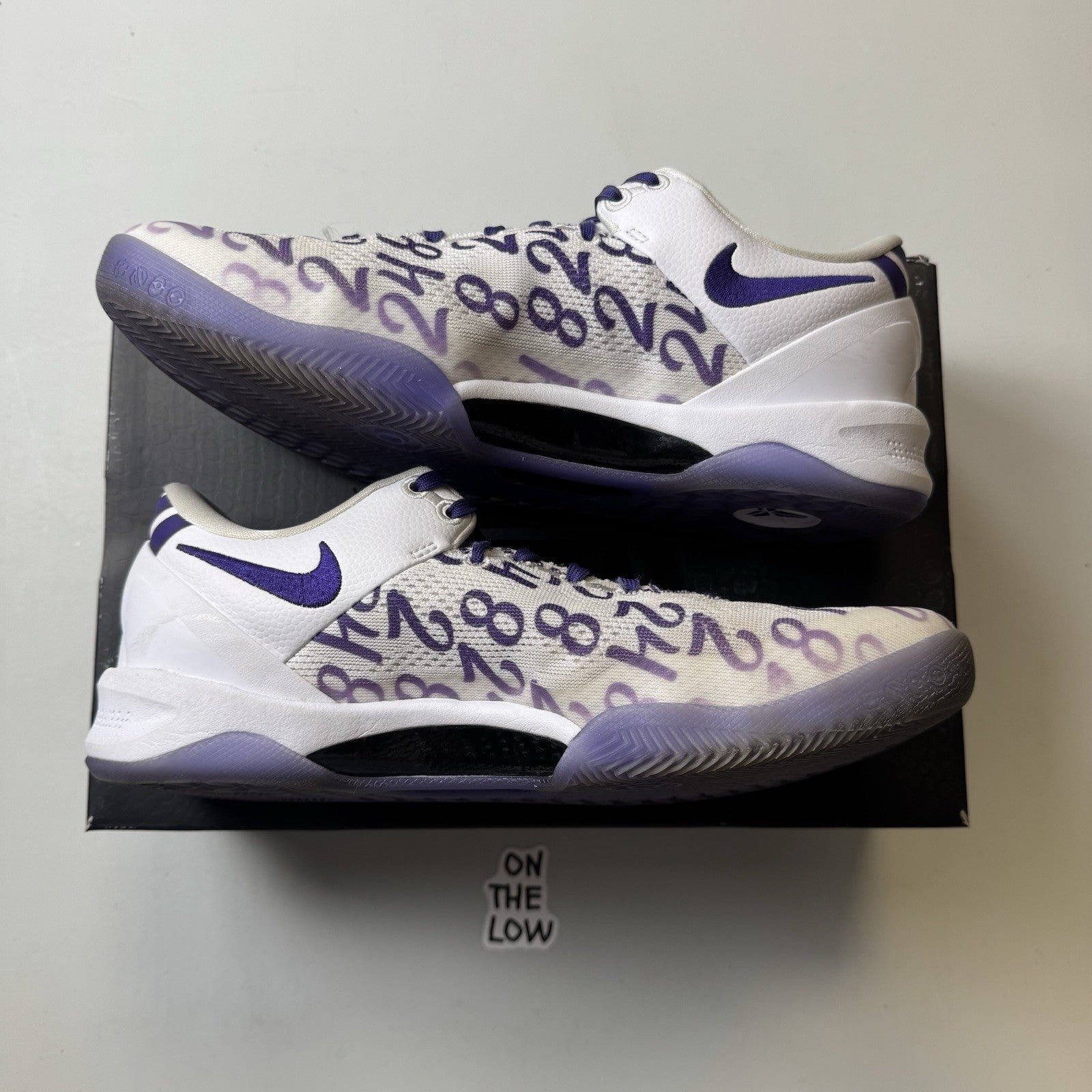 Nike Kobe 8 Protro Court Purple White | FQ3549-100 | Size 9.5 Mens US