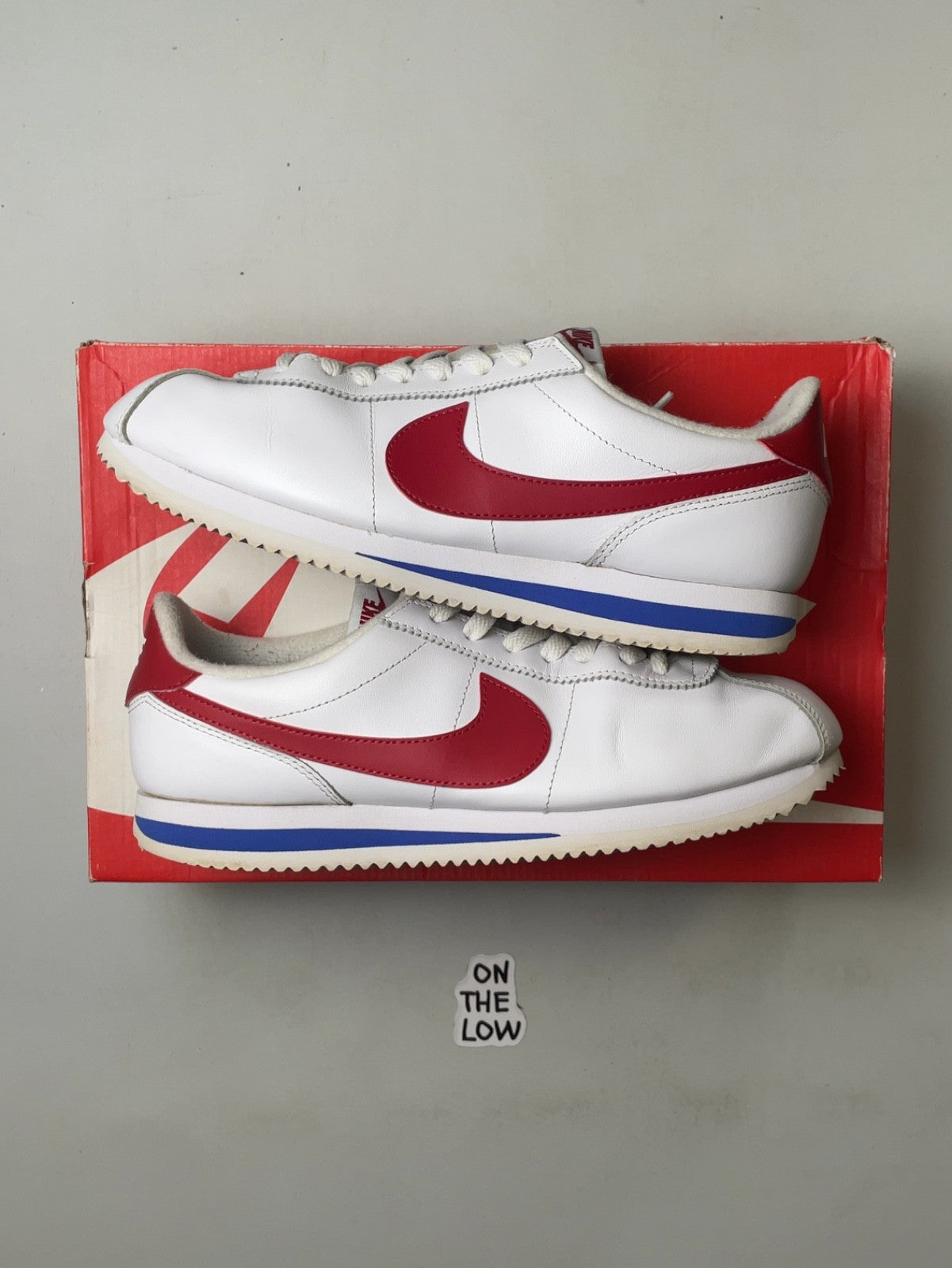 Nike Cortez Basic Leather Forrest Gump (2017) | 882254-164 | Size 9.5 Men's US