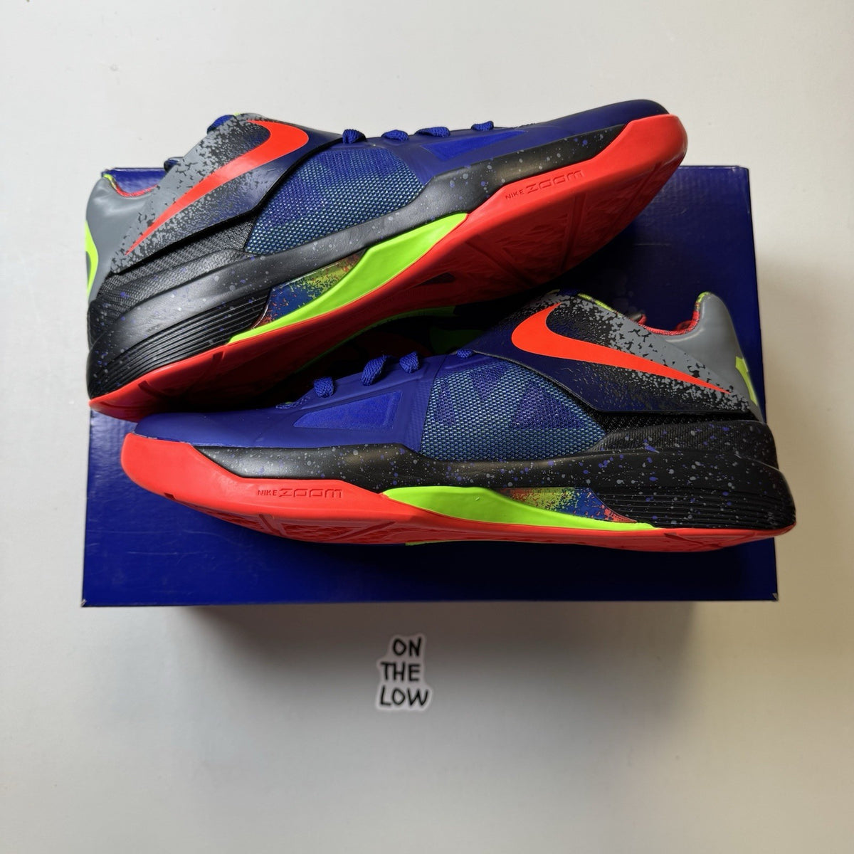 Nike Men's Zoom KD 4 Nerf Basketball Shoes 2024 Size 10.5, FQ8180-400